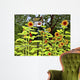 Sunflowers and Birdhouse Wall Decal