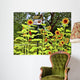 Sunflowers and Birdhouse Wall Decal