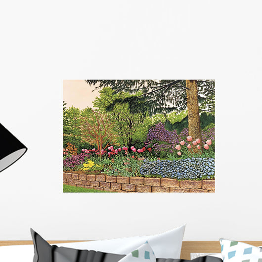 Tulips and Lilacs Wall Decal