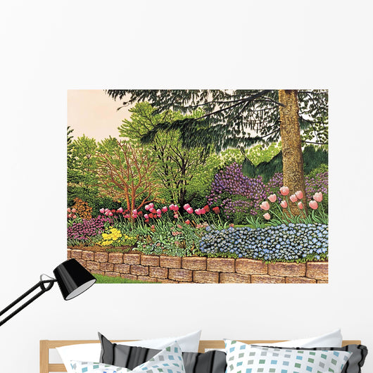 Tulips and Lilacs Wall Decal