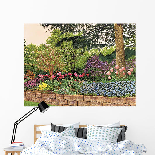 Tulips and Lilacs Wall Decal
