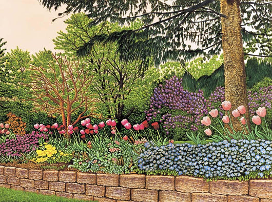 Tulips and Lilacs Wall Decal