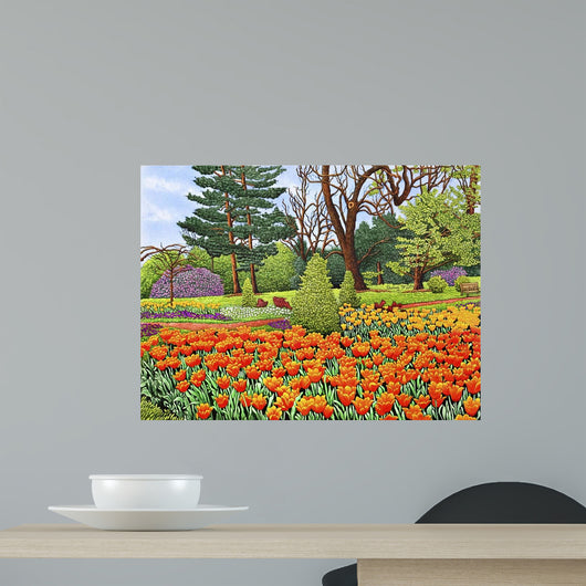 Tulips Longwood Gardens Ii Wall Decal