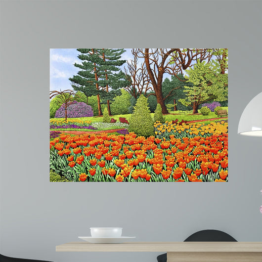 Tulips Longwood Gardens Ii Wall Decal