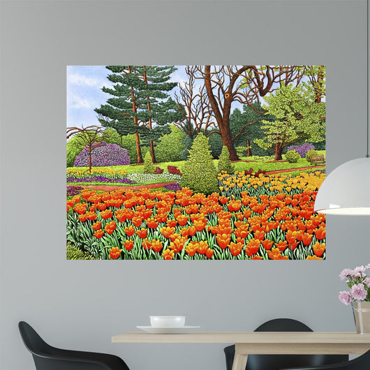 Tulips Longwood Gardens Ii Wall Decal