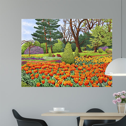 Tulips Longwood Gardens Ii Wall Decal