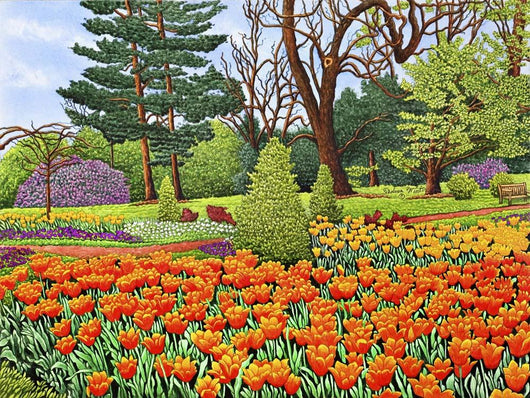 Tulips Longwood Gardens Ii Wall Decal