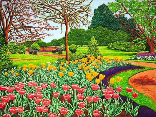 Tulips Longwood Gardens V Wall Decal