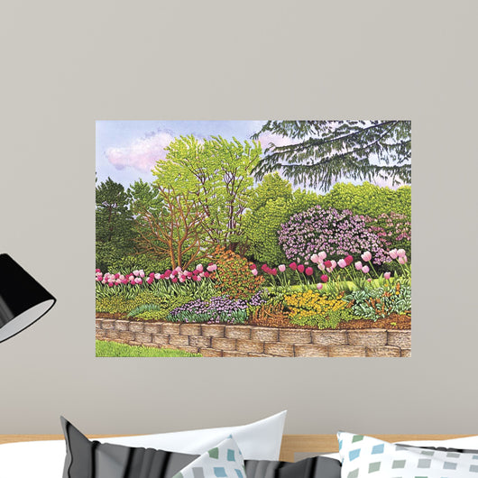 Tulips Dancing Breeze Wall Decal