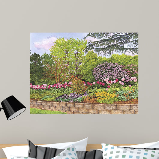 Tulips Dancing Breeze Wall Decal