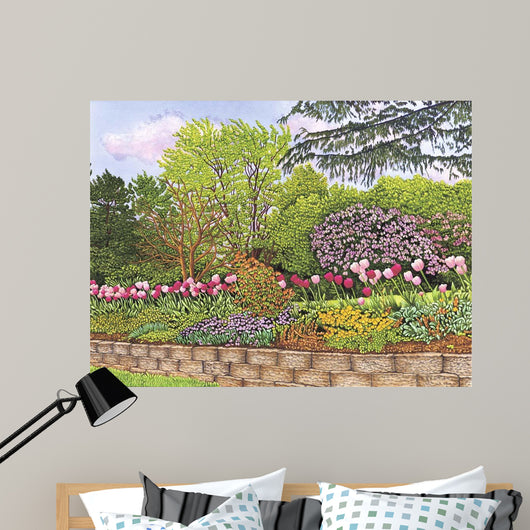 Tulips Dancing Breeze Wall Decal