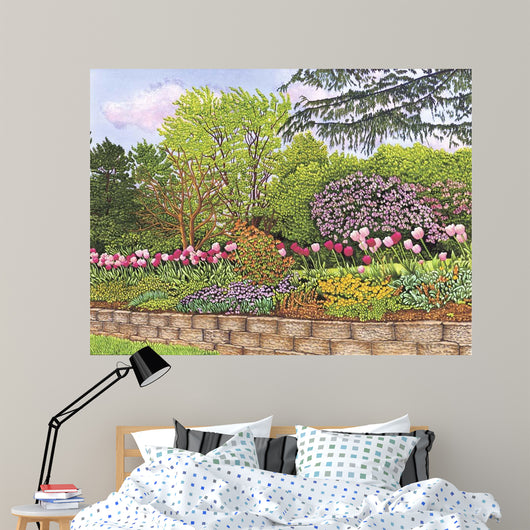 Tulips Dancing Breeze Wall Decal
