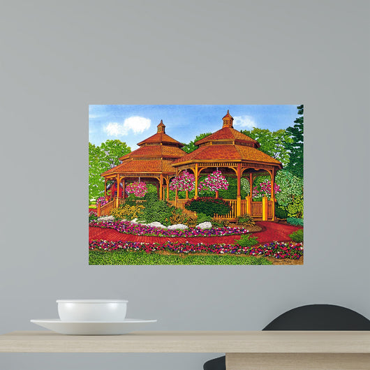 Two Gazebos Hershey Pa Wall Decal
