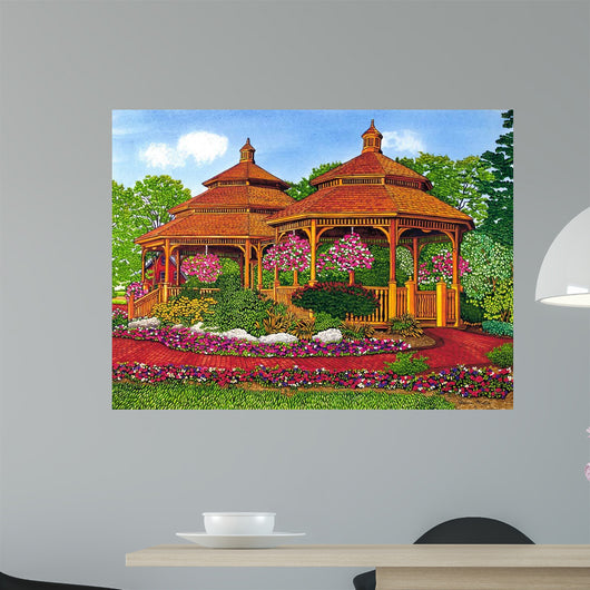 Two Gazebos Hershey Pa Wall Decal