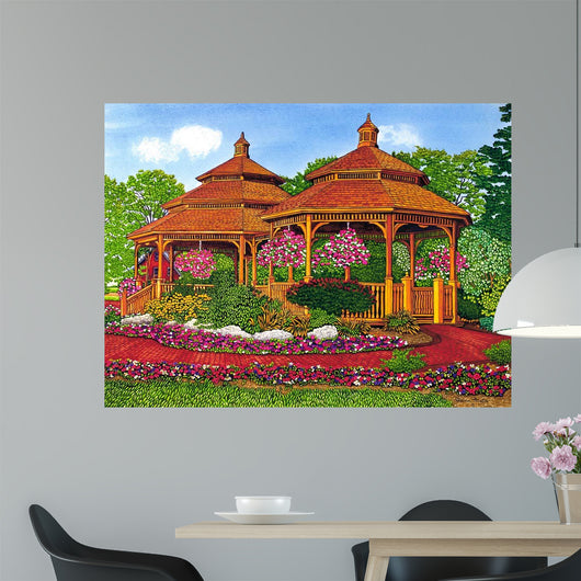 Two Gazebos Hershey Pa Wall Decal