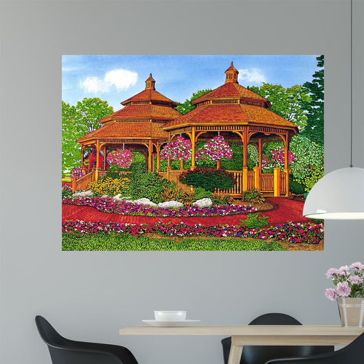 Two Gazebos Hershey Pa Wall Decal