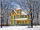 Victorian Home Winter Hamburg Wall Decal