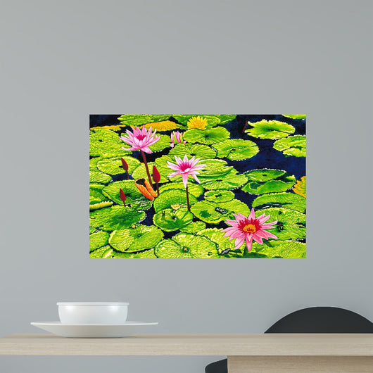 Water Lilies Ii Wall Decal