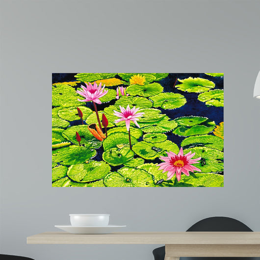 Water Lilies Ii Wall Decal