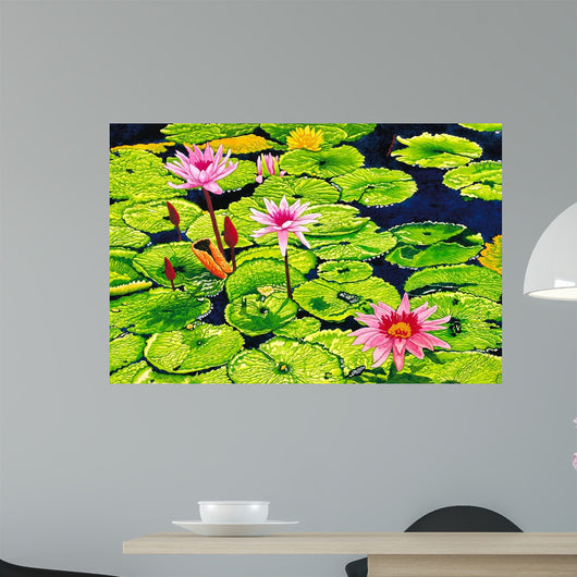 Water Lilies Ii Wall Decal