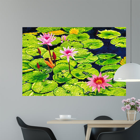 Water Lilies Ii Wall Decal
