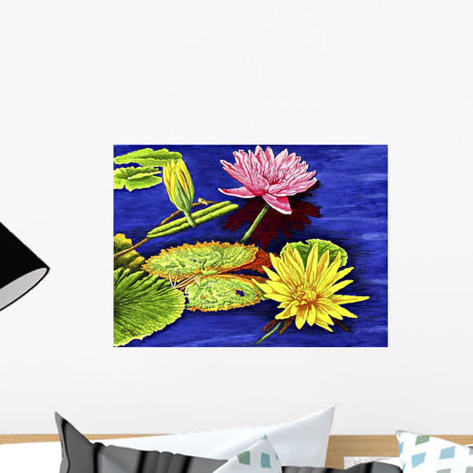 Water Lilies Iii Wall Decal