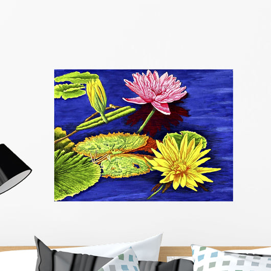 Water Lilies Iii Wall Decal