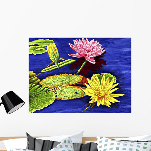 Water Lilies Iii Wall Decal