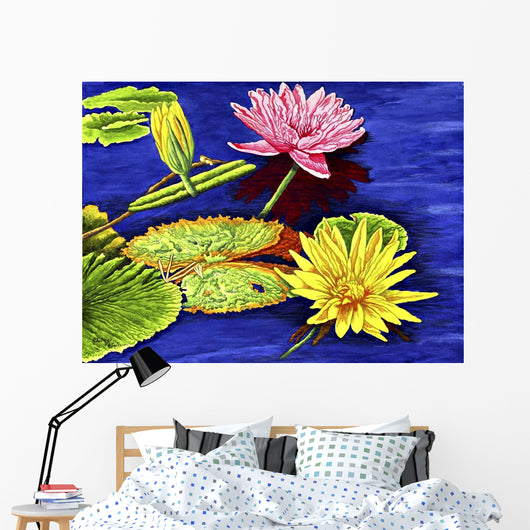 Water Lilies Iii Wall Decal