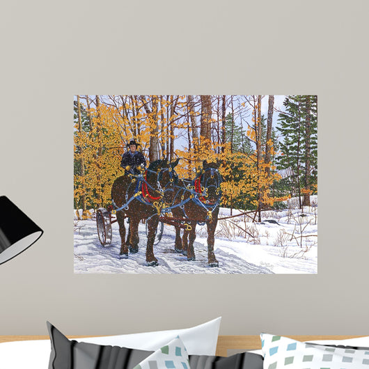 Work Horses Wall Decal