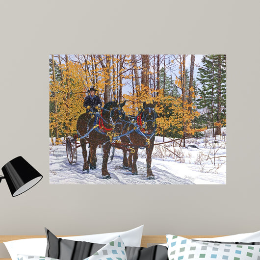 Work Horses Wall Decal