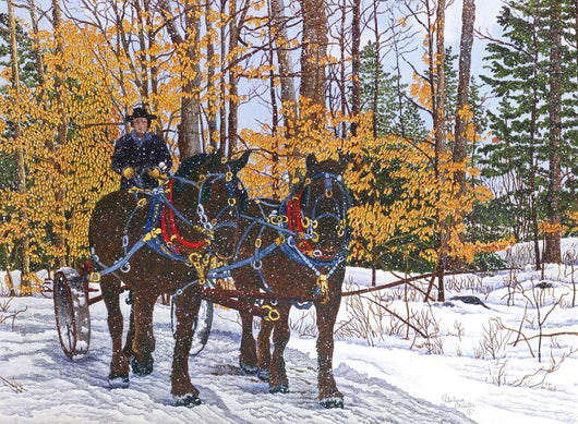 Work Horses Wall Decal