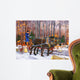 Work Horses Lumbering Wall Decal