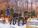 Work Horses Lumbering Wall Decal