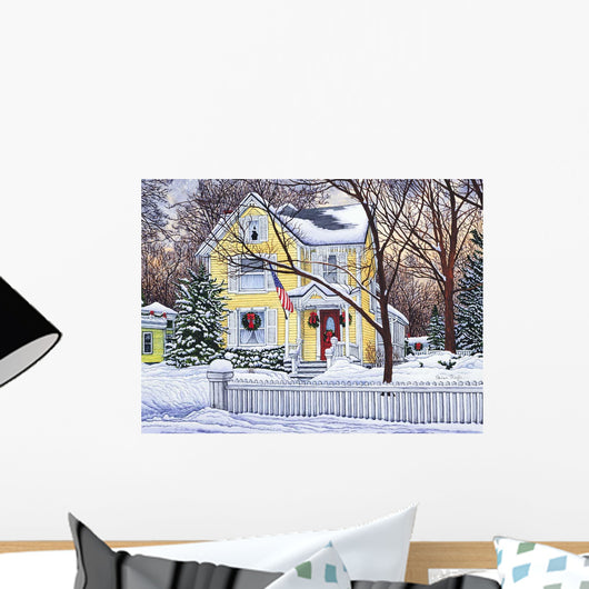 Yellow House Hamburg Ny Wall Decal