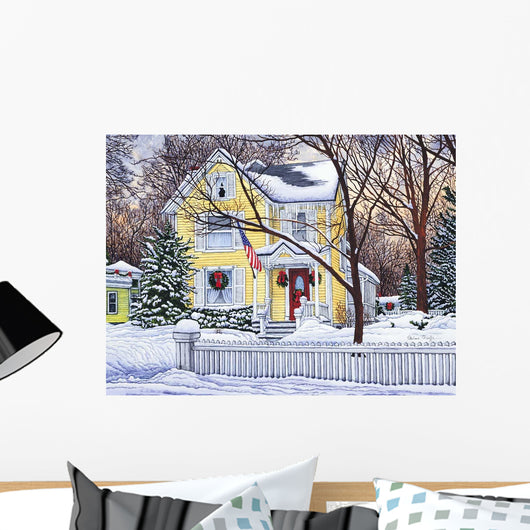 Yellow House Hamburg Ny Wall Decal