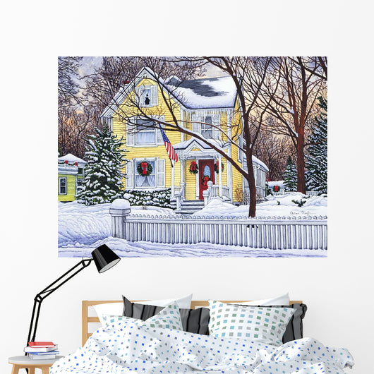 Yellow House Hamburg Ny Wall Decal