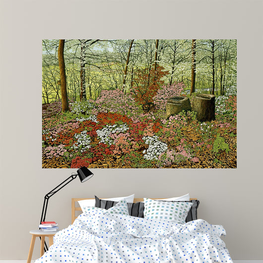 Azalea Garden Wall Decal