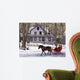 Blue Cottage Wall Decal