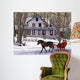 Blue Cottage Wall Decal