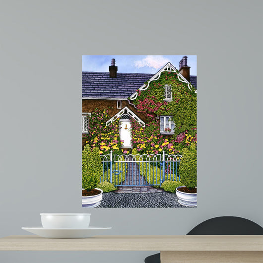 Blue Gate Cottage 2 Wall Decal