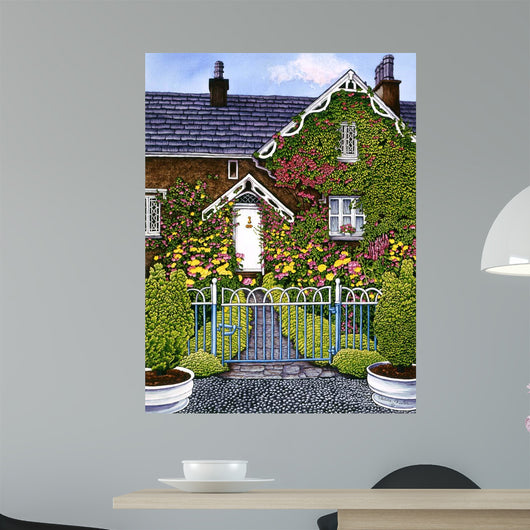 Blue Gate Cottage 2 Wall Decal
