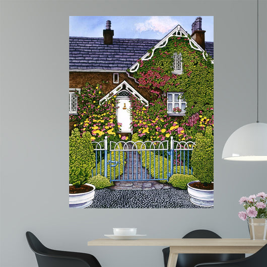 Blue Gate Cottage 2 Wall Decal
