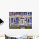 Blue Shutters Wall Decal