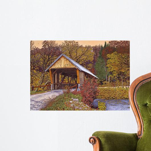 Bump Bridge Wall Decal