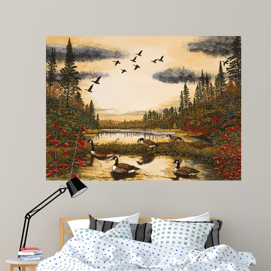 Canada Geese Wall Decal Design 2