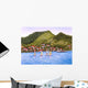 Caribbean Harbor Wall Decal