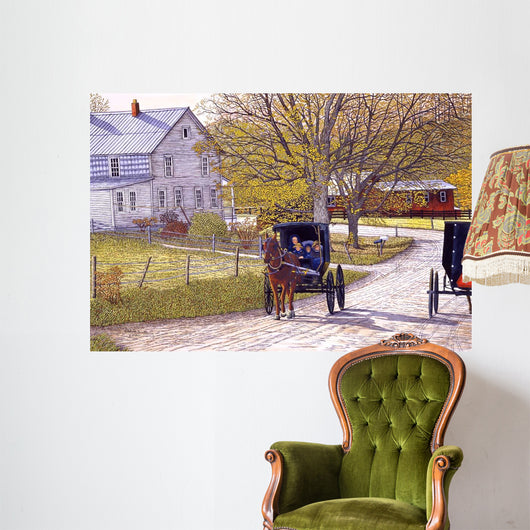Children's Buggy Ride Wall Decal