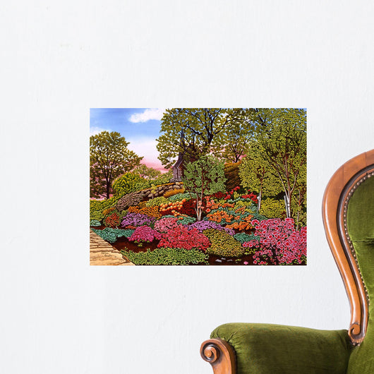 Church Garden Wall Decal
