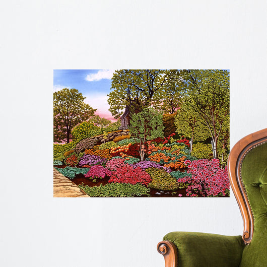 Church Garden Wall Decal